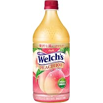 Amazon.co.jp: アサヒ飲料 Welch's ピーチ 100 800g×8本[果汁