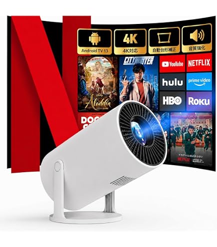 Amazon.co.jp: プロジェクター 27000LM 1080P 4K対応 家庭用 超小型