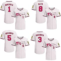 Amazon.co.jp: [Lwydbo] 阪神タイガース 洋紅色 ユニフォーム