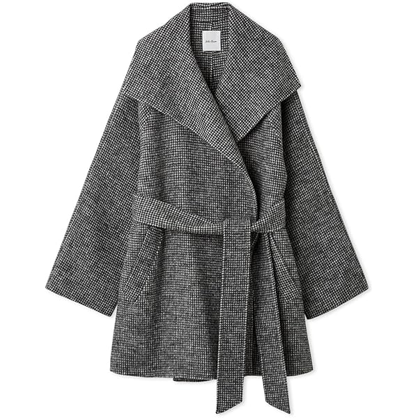 Amazon | [ミラオーウェン] ドロップショルダーステンカラーコート