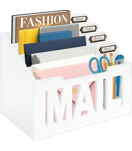 DRASTAR Mail Organizer, Mail Holder With 2 Slots, Mail - View #3