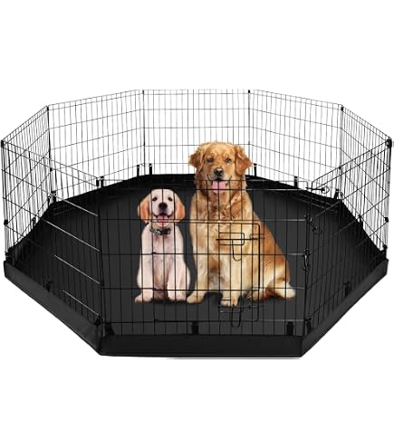 Amazon.co.jp: PJYuCien 犬用プレイサークル メッシュトップカバー、24