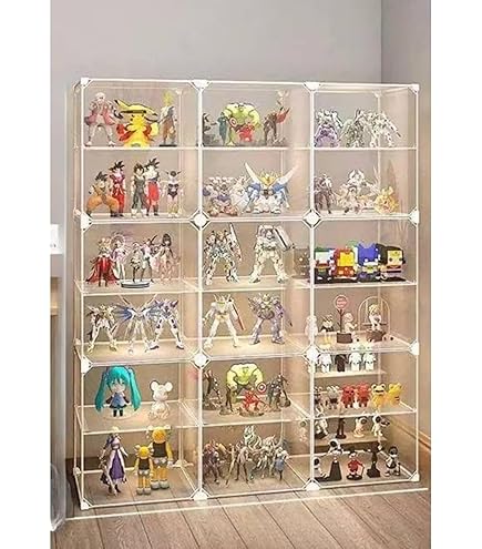 Amazon.co.jp: フィギュアケース ホビー用収納 ディスプレイラック