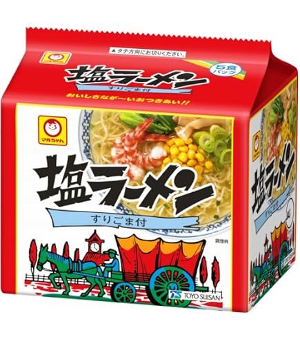 Amazon.co.jp: 東洋水産 マルちゃん 屋台十八番 なま味しょうゆ 5食