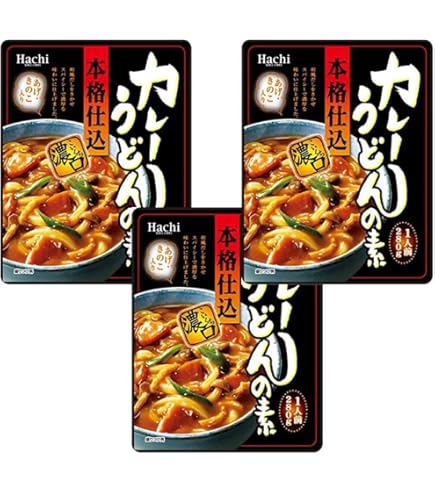 Amazon.co.jp: カレーうどんの素 中辛 300g ×3個 【ふじっ子】 : 食品