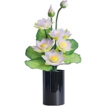 Amazon｜やまこう グランドルミナス ハス(ラージ) 蓮華の恋路 LED お盆 ...