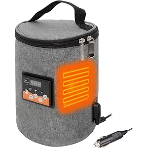 ZenCT 保温袋 車載用 ヒーター 哺乳瓶ケース おにぎりケース ペットボトル 温める 保温ケース 保温ポーチ 保温バ…