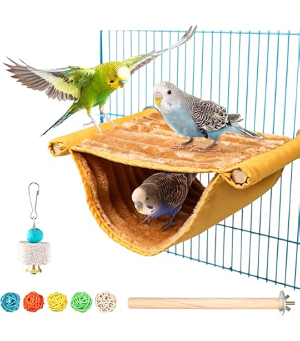 Amazon.co.jp: WoLraYuan バードテント 鳥の巣 インコ ベッド