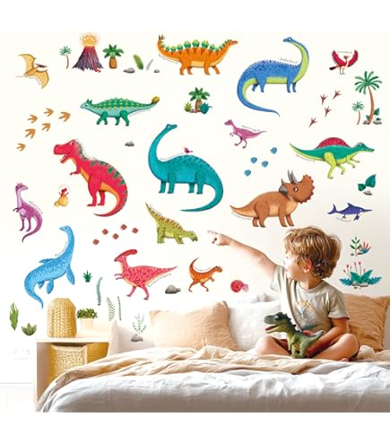 Amazon.co.jp: ウォールステッカー 恐竜 化石 日本製 ダイナソー