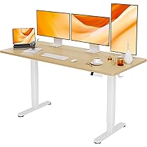 Amazon | Claiks 昇降デスク 電動 スタンディングデスク 昇降式