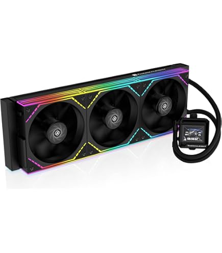 LIANLI LL-HS-LCD-360-N-BK Simple Water Cooling Kit, Fanless Model