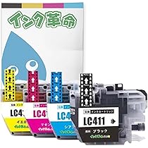 BROTHER LC411-4PK インクカートリッジ １２本 Amazon.co.jp: 【インク革命】 brother用 LC411-4PK インク