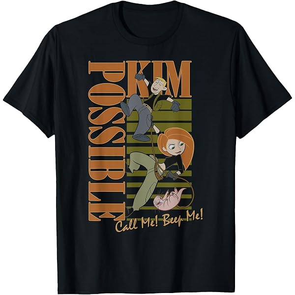 Amazon | ディズニー キム ポッシブルグループ キャラクターポスター T