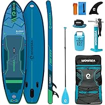 Amazon | WOWSEA B2インフレータブルスタンドアップパドルボード、耐久 