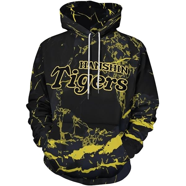 Amazon.co.jp: [DSERC] Hanshin Tigers Men's 3D Hoodie, Casual