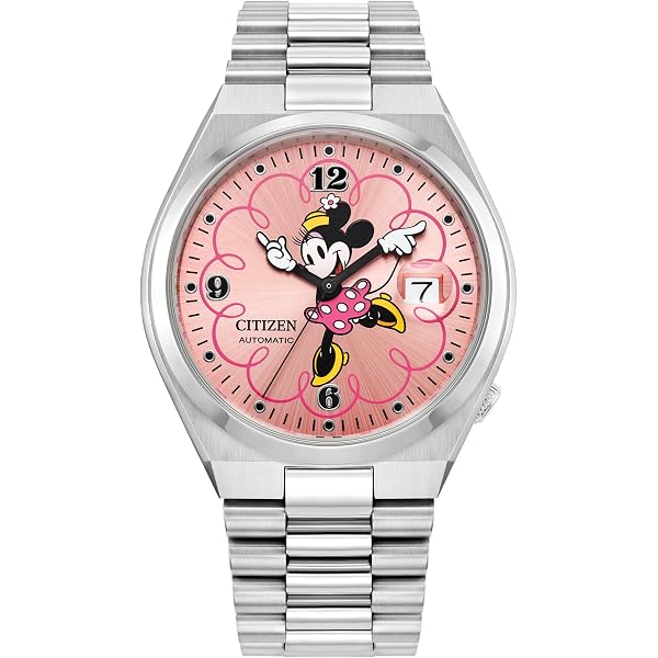 Citizen Unisex Automatic Tsuyosa Mickey Mouse, Sky Blue Sunray