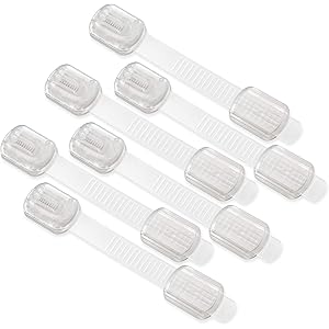 happilax ベビーガード チャイルドロック 子供 安全 ストッパー 引き出しロック 透明 6本