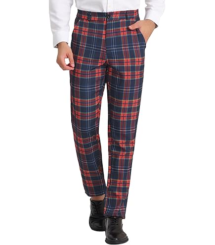 チェック柄 スリムフィット デニムパンツ CAMBIO(カンビオ)】ストレッチデニム裾ZIPテーパードパンツ(BP