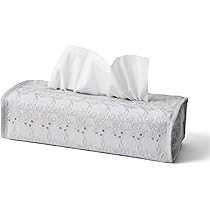 Amazon｜Francfranc フランフラン フリル ティッシュカバー ブルー