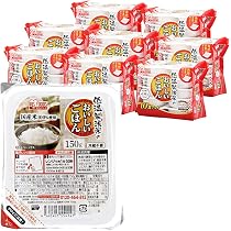 Amazon.co.jp: アイリスオーヤマ パックご飯 150g×80個 国産米 100