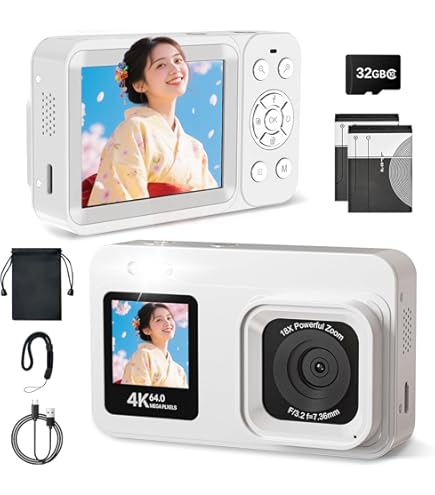 ＡＥＫＯＭＩ 4K コンパクトデジタルカメラ Amazon | デジカメ AEKOMi 4K動画撮影 64MP画素 フリップ