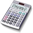 カシオ 本格実務電卓 12桁 検算機能 グリーン購入法適合 ジャストタイプ シルバー JS-20WK