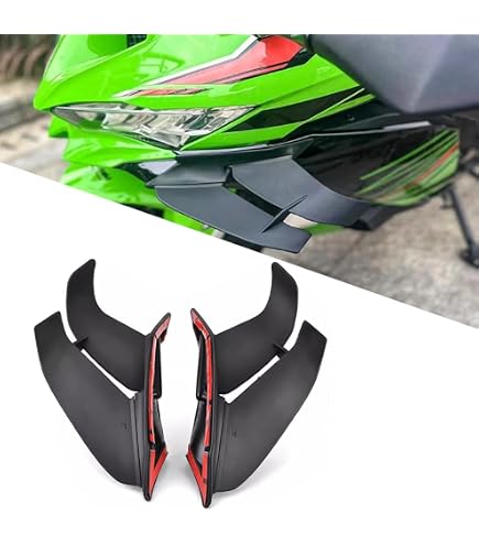 Amazon | ZX25R ウィングスポイラー 21.5 cm ABS サイドウイングフェア