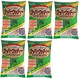 常陸化工 固まる木製猫砂 スーパーウッディー 12L×5個 (ケース販売)