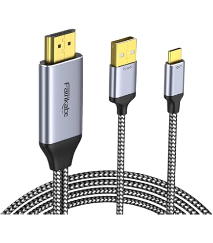 Amazon | XREAL H-C Cable, HDMI to USB-C Cable, High Speed 4k