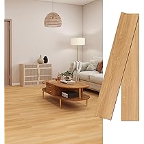Amazon.co.jp: Mulgreat フロアタイル 木目 クッションフロア 置くだけ