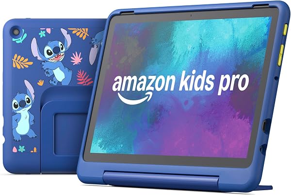 Amazon Fire HD 10 キッズプロ (10インチ) ディズニー スティッチ エディション 対象年齢6歳から 数千点のキッズコンテンツが1年間使い放題 - 1
