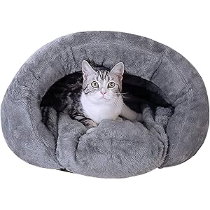 猫 ベッド ドーム型 猫ハウス 冬 Dociote「2020改良型」 ペットベッド 多機能 保温防寒 洗える 耐噛み ペ…