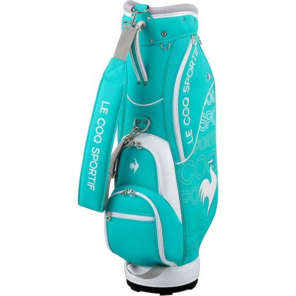le coq sportif　5分割口 キャディバッグ Amazon.co.jp: [ルコックスポルティフ] ゴルフ キャディバッグ 軽量