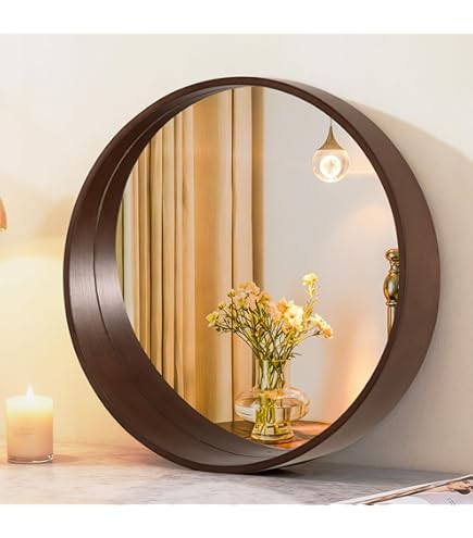 Amazon.co.jp: NO WHERE LIKE HOME 鏡 壁掛け 丸ミラー 幅50cm 円形