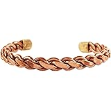 Touchstone Indian Hand Crafted Healing Copper Bracelet Chakra Jewelry Cuff Gift Women Men. Spiritual message