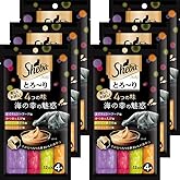 シーバ (Sheba) 猫用おやつ とろ~り メルティ 4つの味 海の幸の魅惑 (12g×4本入)×6個 (まとめ買い)