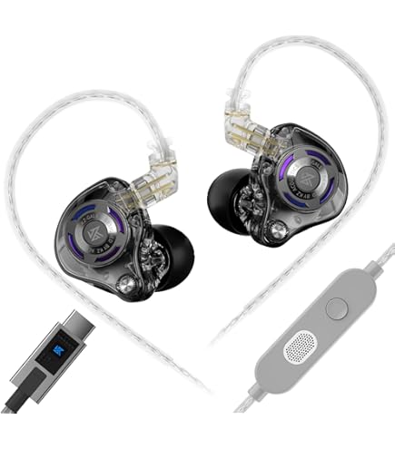 Amazon.co.jp: KZ Gale イヤモニ ゲーミンクイヤホン 有線イヤホン