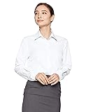 [アトリエサンロクゴ]シャツ ブラウス 事務服 制服 ワイシャツ ビジネスワイシャツ レディース レギュラー-white 日本 L (日本サイズL相当)