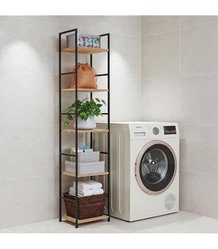 Amazon｜Housolution オープンシェルフラック コーナーラック 6段大 