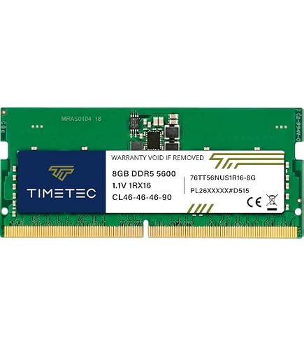 Micron SODIMM 8GB PC5 DDR5 4800 1Rx16 MTC4C10163S1SC48BA1 Laptop