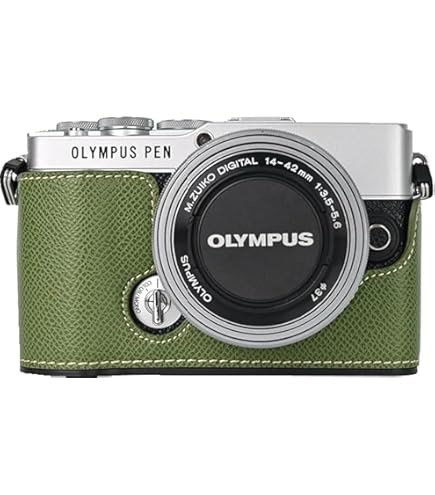 Amazon | TP Original ハンドメイド 本革 ハーフカメラケース バッグ