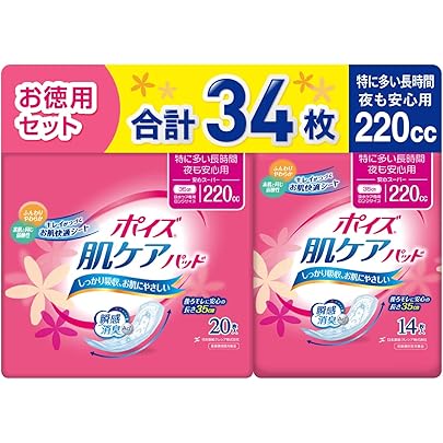 Amazon | ポイズ 肌ケアパッド 超スリム&コンパクト 3.0mm 長