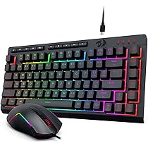 Amazon | Redragon ゲーミングキーボード マウスセット USB有線 75