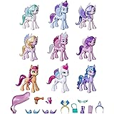 My Little Pony: A New Generation Movie Royal Gala Collection Toy for Kids - 9 Pony Figures, 13 Accessories, Poster (Amazon Ex