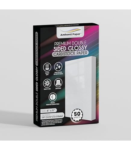 Glossy 5 X 7 Cardstock For Laser Printers - 50 Lebanon - View #4