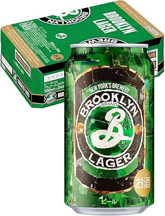 Amazon Co Jp ニューヨークno 1クラフトビール ブルックリンラガー 日本 350ml 24本 食品 飲料 お酒