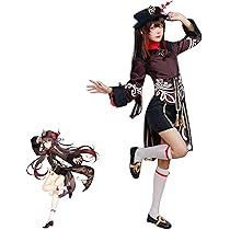 Amazon.co.jp: [Shining Jade] 原神 胡桃 フータオ コスプレ衣装  