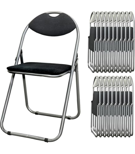 Amazon.co.jp: M∞K パイプイス 折りたたみパイプ椅子 12脚セット 会議