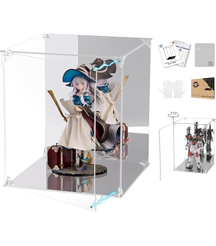 Amazon.co.jp: フィギュアケース アクリル UVカット マグネット式 磁石