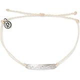 Pura Vida Gold or Silver Bar Into The Waves Waterproof Adjustable Bracelet